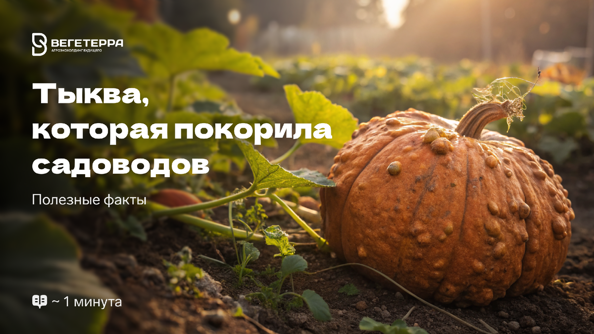 Бородавчатая тыква: природная редкость, которая завоевывает огороды