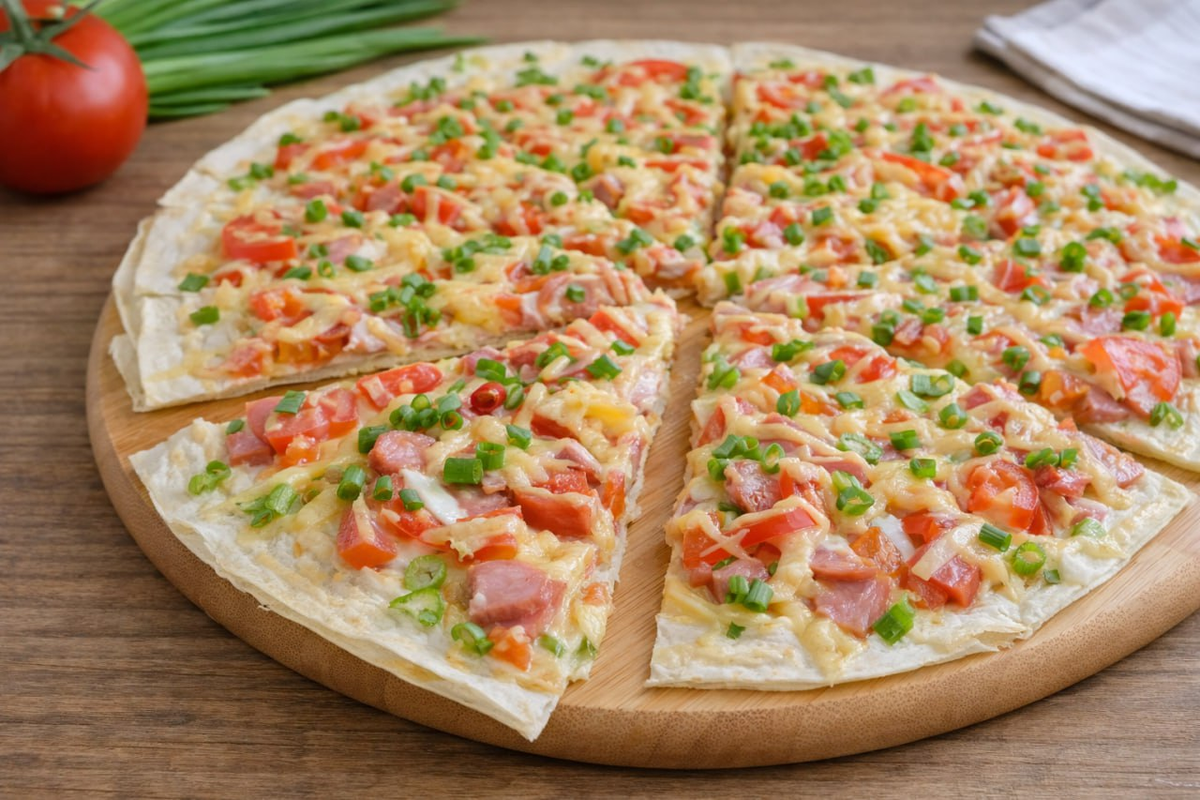 Ленивая пицца на лаваше: быстро, вкусно и без заморочек