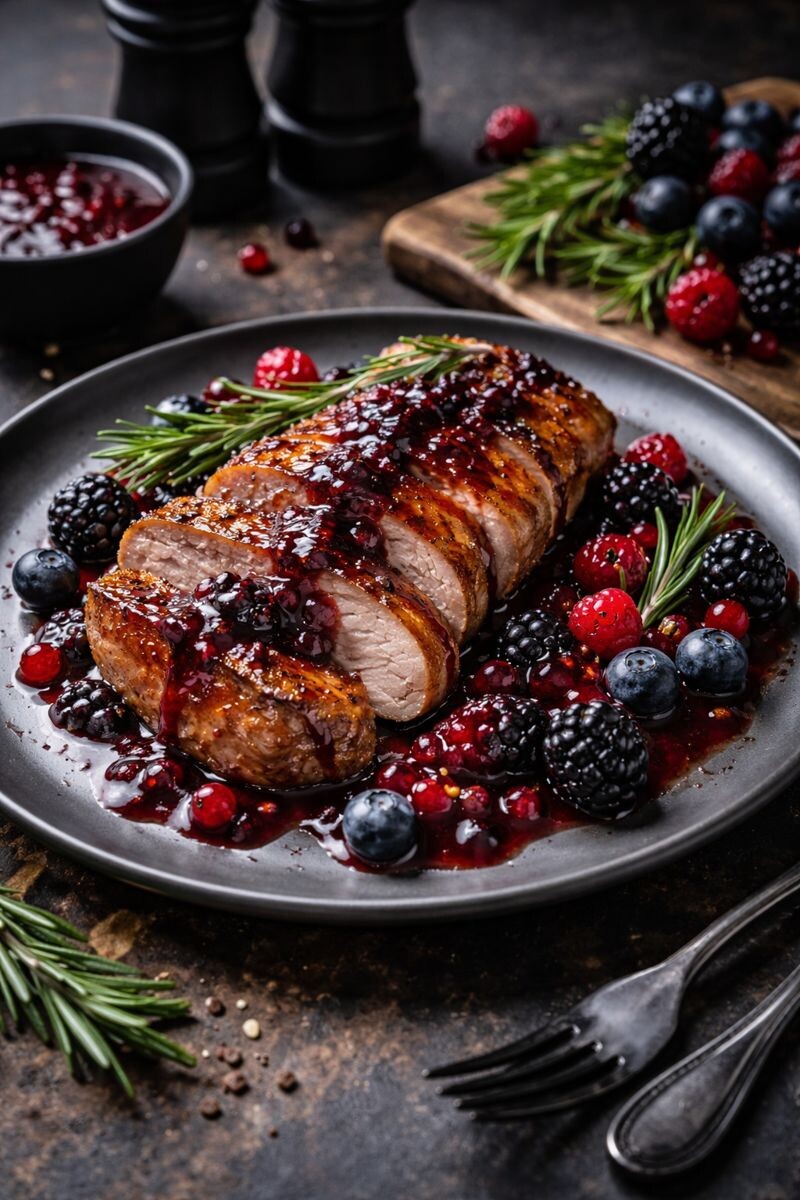 Утиная грудка с ягодами: простое, но эффектное блюдо для любых случаев