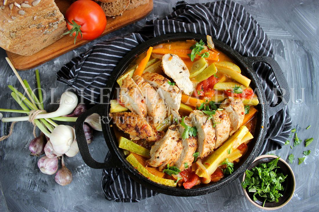 Кабачки с курицей: Легкое и Нежное Блюдо для Ужина