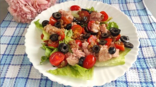 Салат с чечевицей и помидорами: легкий путь к контролю веса