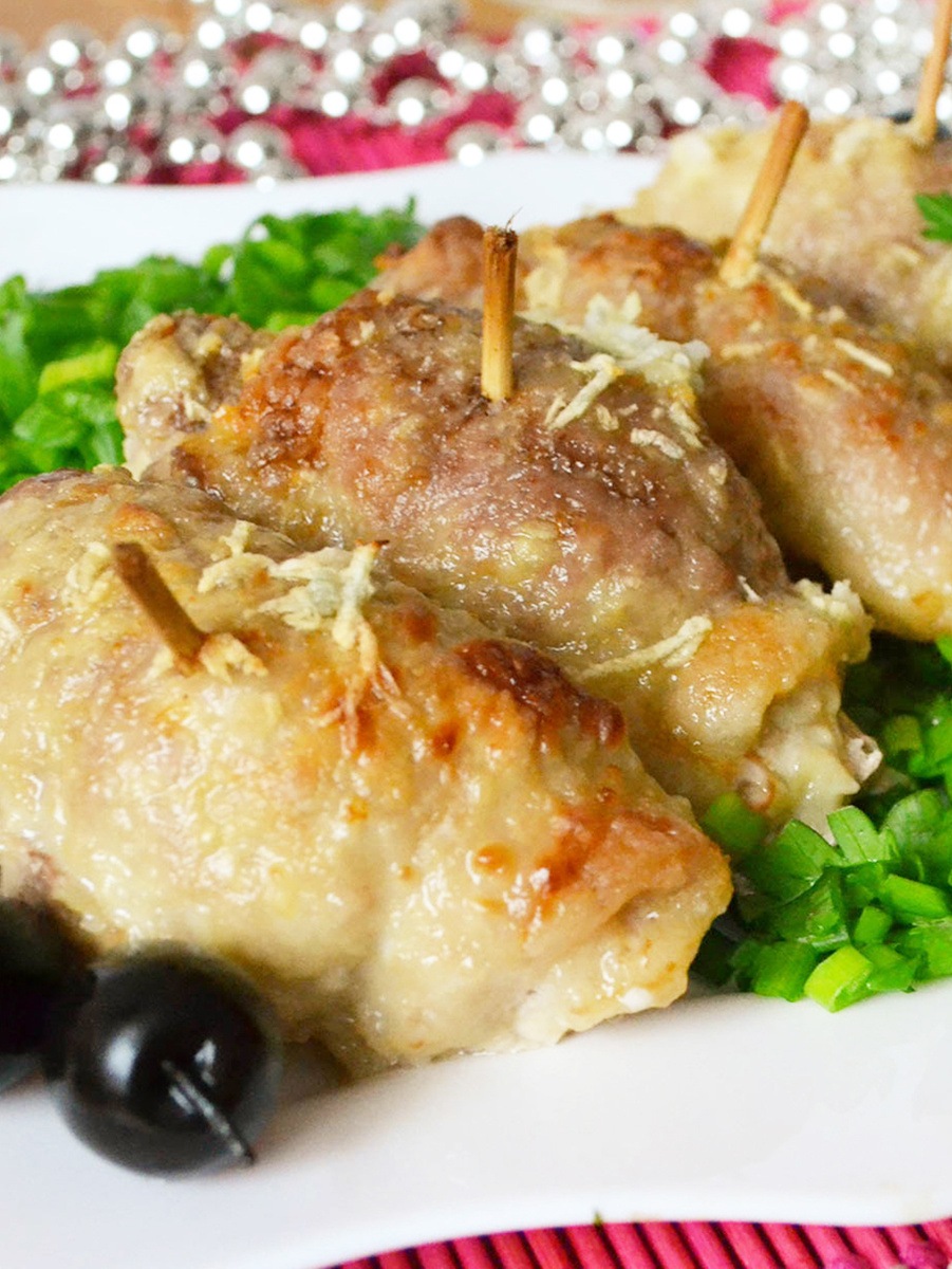 Сочные рулетики из свинины: легко и с любовью