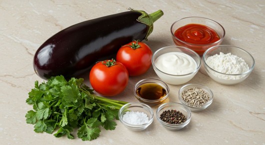 Вкусный салат с баклажанами и помидорами: шаг за шагом к кулинарному искусству