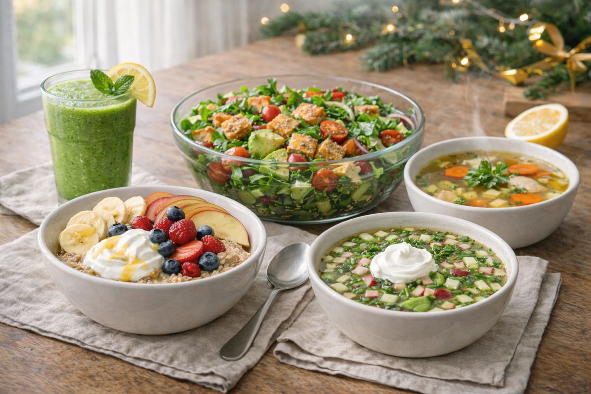 Как восстановиться после новогодних праздников: 5 вкусных рецептов