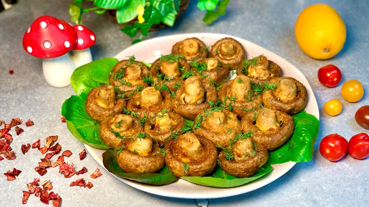 Восхитительные грибы в духовке: быстро и просто