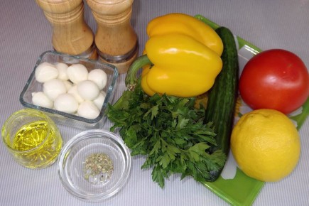 Летний овощной салат с моцареллой: свежесть и вкус на вашем столе