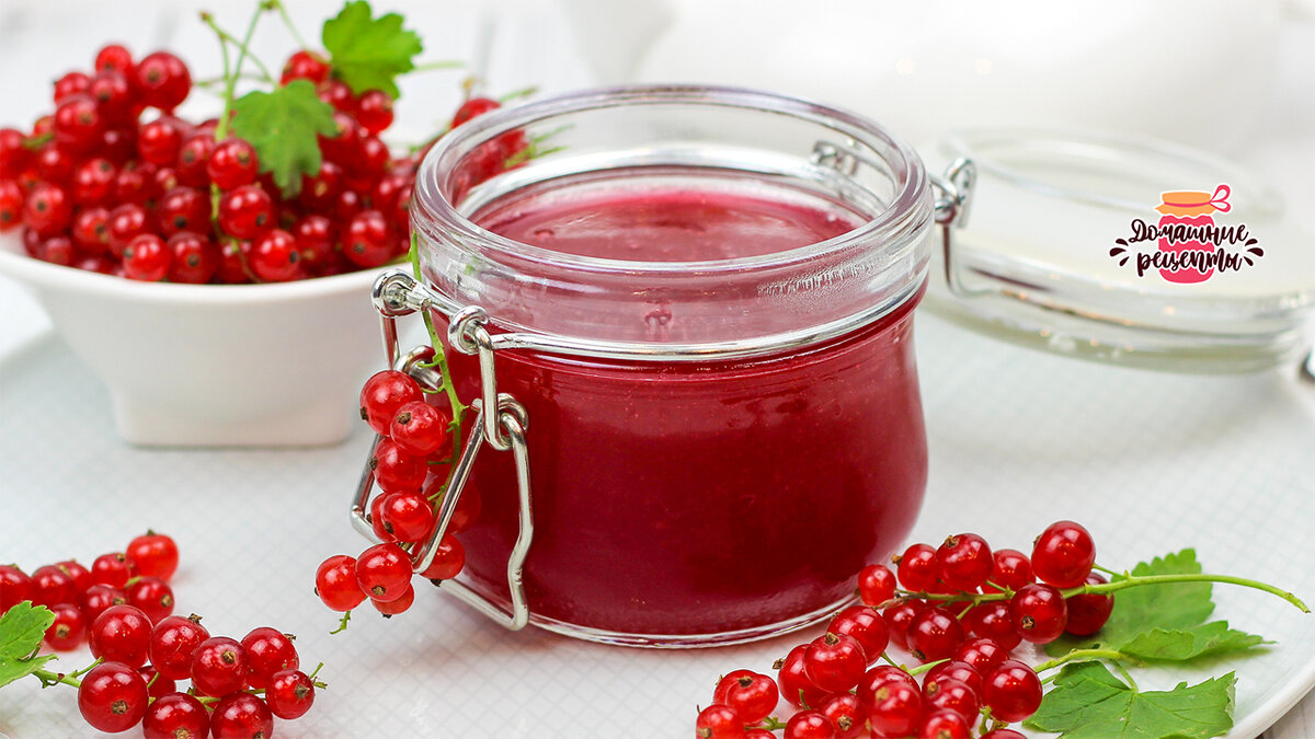 Нежное желе из красной смородины: без желатина по старинному рецепту