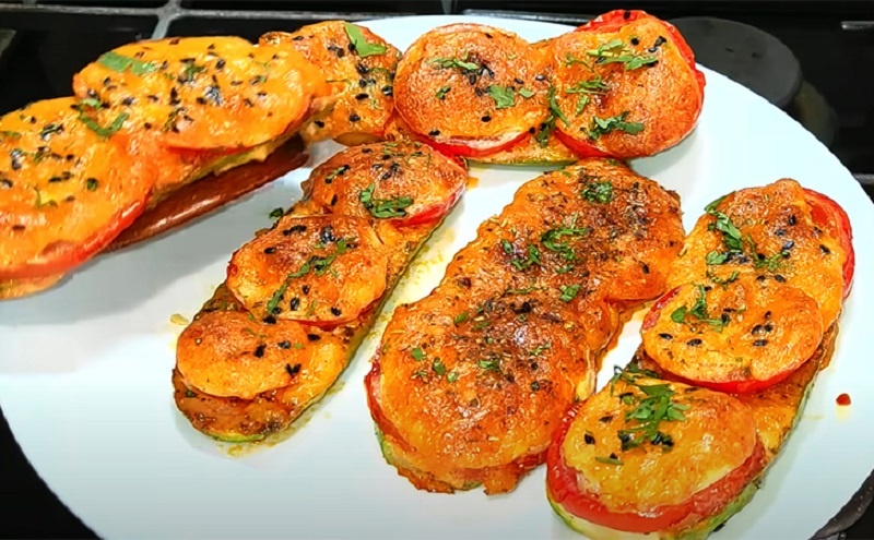 Кабачки в маринаде с сыром: удивительное оформление для летнего стола