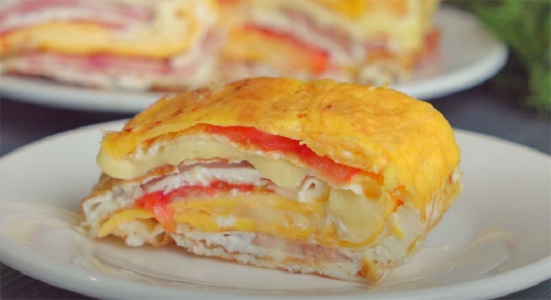 Слоеная яичница: завтрака, который будет хотеться повторить