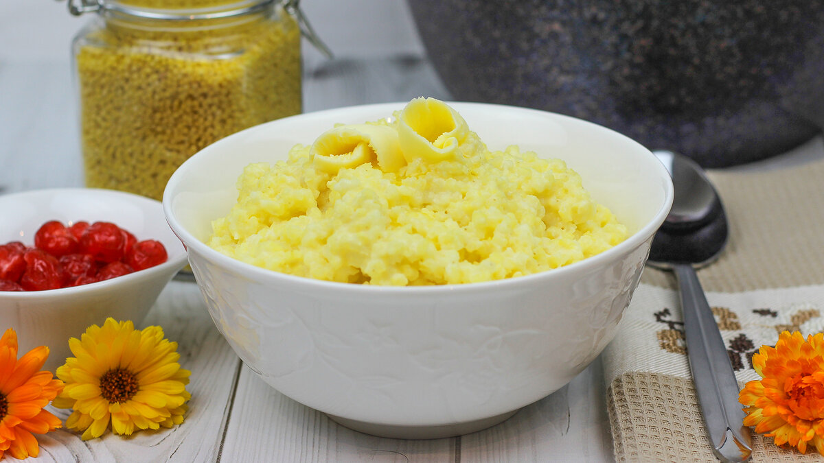 Вкусная пшенная каша на молоке: идеальный завтрак без горечи