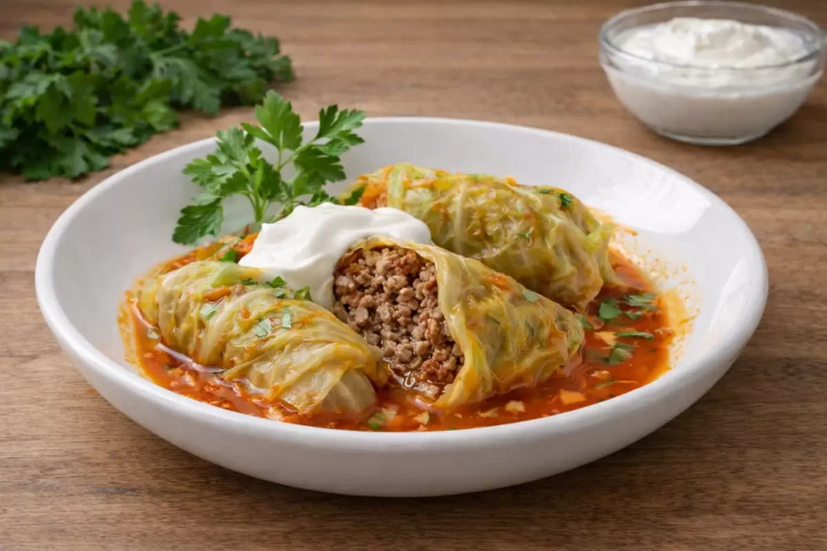 Голубцы с перловкой и молодой капустой — вкусно и быстро