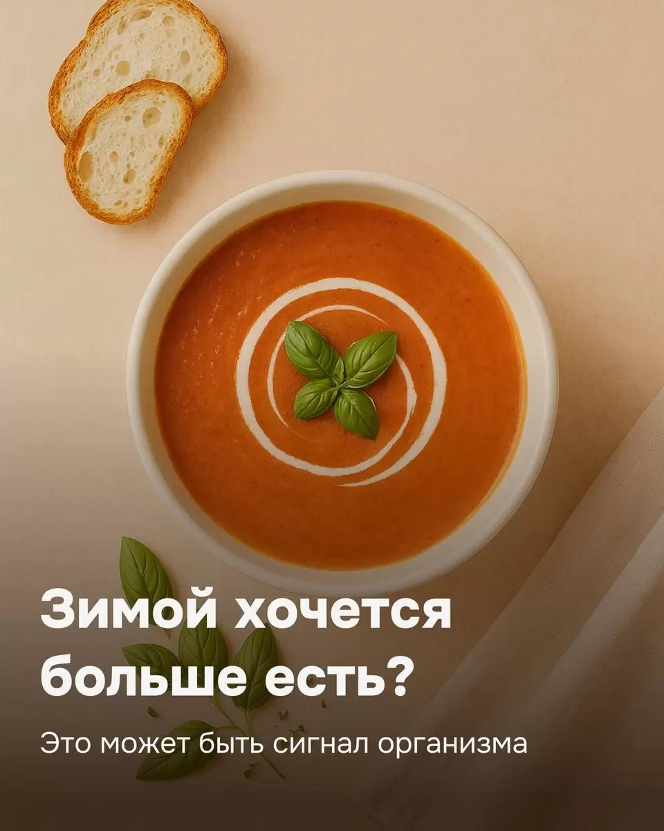 Почему зимой аппетит зашкаливает?