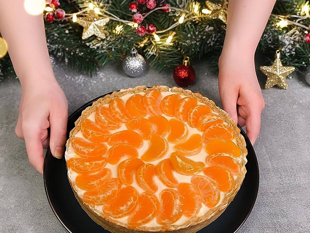 Простой и Вкусный Мандариновый Торт Для Новогоднего Стола