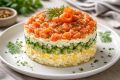 Легкий салат с красной рыбой, который покорит сердца